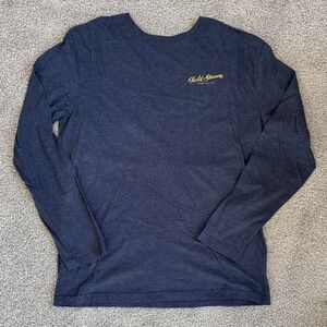 Field & Stream Navy Shirt with Yellow Logo